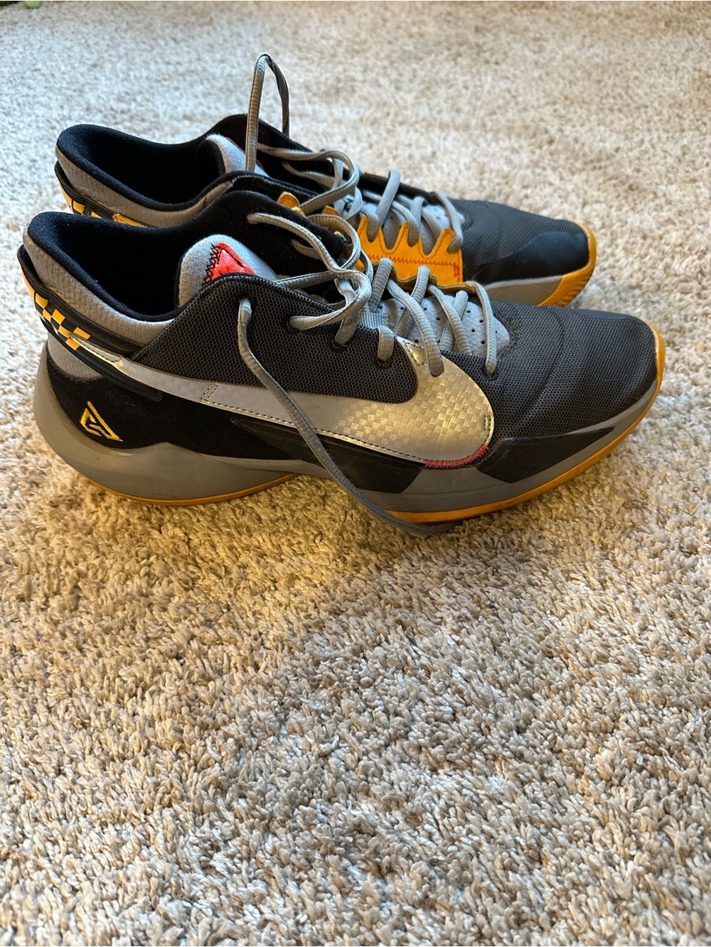 Nike Zoom Freak 2 Taxi- Black, Gray & Yellow